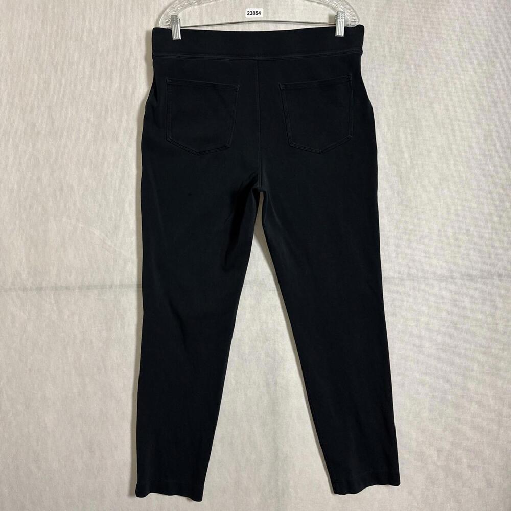 Duluth Trading Women’s Large Lx31 Black NoGA Naturale Cotton Knit Pants - Picture 2 of 12